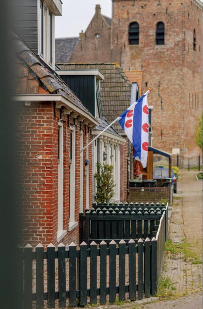 Gezellig En Knus Huisje Vlakbij Het Wad Holwerd Extérieur photo